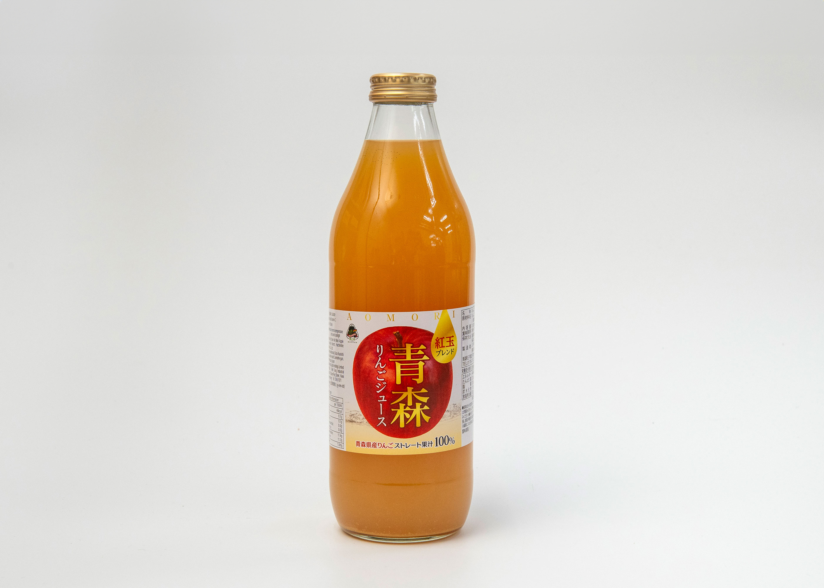 青森りんごジュース紅玉ブレンド 1L（ビン）